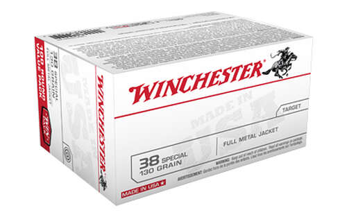 Ammunition Winchester Ammunition USA WHITE BOX 38Special WIN USA TRGT 38SPL 130GR FMJ 100/500